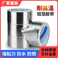 Băng keo nhôm dày chống cháy, chống dầu, chịu nhiệt độ cao, băng sửa chữa nồi, băng keo nhôm nguyên chất cho ống xả máy dầu, băng dẫn điện chống cháy QPKR