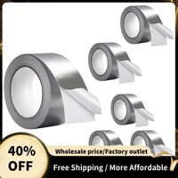 Băng keo nhôm vải sợi thủy tinh (dày 5,9Mil), Băng keo kim loại cách nhiệt nhiệt độ cao