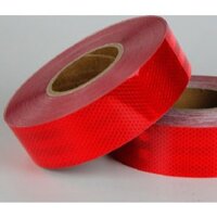 Băng keo phản quang khổ 5cm màu đỏ - Giá tốt, chất lượng, được trả hàng