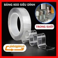 Băng keo siêu dính 2 mặt Dài 3m, rộng 3cm cuộn keo dán dính cường lực dùng đa năng trên mọi bề mặt - giadunggiare.vn