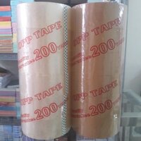 Băng keo trong 200 yard, 1.8kg, hàng dày, KHÔNG BỊ ĐỨT, lõi mỏng, 1 cây 6 cuộn