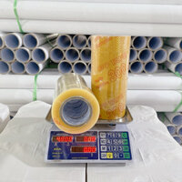Băng keo trong, băng dính đục 300 yard 2.4kg 1 cây 6 cuộn to siêu dày