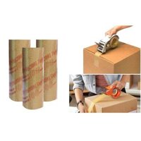 Băng Keo Trong , Đục 5cm 100Yard Dán Thùng, Đóng Gói,.. - 6 Cuộn  Cây - BĂNG KEO TRONG