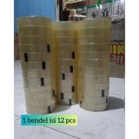 Băng Keo Trong Suốt 2 cm | 1 Đường Điệu 12 Chiếc