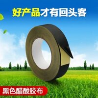 Băng keo vải acetate Kai Zhen, băng acetate đen, băng keo cách nhiệt chịu nhiệt độ cao, băng cố định màn hình LCD, dây cáp ô tô, băng keo điện tử chống mài mòn