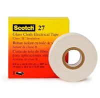 Băng keo vải thủy tinh cách điện 3M Scotch 27 Glass Cloth Electrical Tape