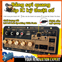 Bảng khuếch đại công suất kỹ thuật số Bluetooth với sợi quang Bo mạch loa bluetooth 5.0 cho loa gia đình, karaoke