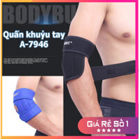 Băng khuỷu tay AOLIKES A-7946 loại hở chính hãng, Quấn khuỷu tay chơi thể thao, tập gym (1 chiếc)