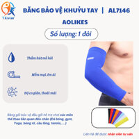 Băng Khuỷu Tay bóng chuyền, cầu lông, Đôi Băng bảo vệ tay chính hãng Aolikes 7146
