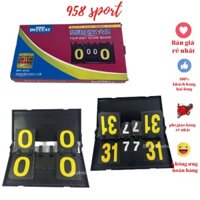 Bảng lật tỉ số thể thao, bảng tính điểm thể thao bóng đá, bóng chuyền, cầu lông, bóng rổ chất liệu nhựa cứng
