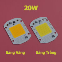 Bảng Led COB siêu sáng Chip LED 20W 30W 50W 220V - 20w - Trắng