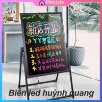 Bảng Led Huỳnh Quang-Bảng Dạ Quang Kích thước 50x70cm 60x80cm ( Tặng Hộp Bút+ FULL Phụ Kiện)