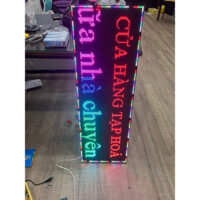 Bảng Led P5 full màu trong nhà Cũ hoàn thiện cắm điện là xài bảo hành 6 tháng