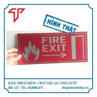 Bảng lối thoát hiểm, bảng exit, bảng chỉ dẫn, biển hướng dẫn exit giá tốt nhất - EX-35