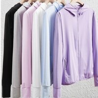 Băng Lụa Chống Nắng Quần Áo Nữ Mùa Hè 2024 Chống Tia UV upf50 + Dệt Kim Siêu Mỏng Áo Khoác Ngoài Thoáng Khí Nam
