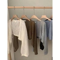 Băng Lụa Dệt Kim Chống Nắng Cardigan Nữ Mùa Hè 2024 Phong Cách Mới Với Sling Váy Bên Ngoài Áo Ngắn Khăn Choàng Nhỏ Top 2629