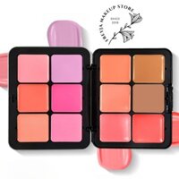 Bảng má hồng kem Mona Blush Palette 12 ô màu có khối đa năng, dễ sử dụng, tiện lợi - Freyja