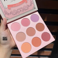 Bảng má hồng MONA Soft Mist Holding Color Powder Blusher 9 ô mịn lì và bền màu
