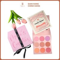 Bảng Má Hồng Mona Soft Mist Holding Color Powder Blusher 9 Ô 44.1G