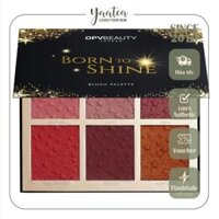 Bảng Má Hồng OPV Beauty Born To Shine 6 ô