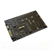 Bảng Mạch Chuyển Đổi PCI-E Mini Sang 3 Đầu Đọc Thẻ M.2 mSATA SSD