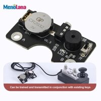 Bảng mạch điện và đèn để giao tiếp mã Morse