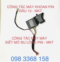 Bảng mạch Máy Khoan Pin đầu 13mm  dùng mô tơ từ không chổi than 21VDC  - Ctắc SBO