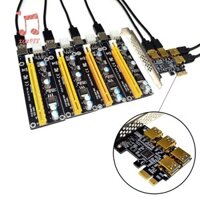 Bảng Mạch Mở Rộng Pci-E 1x Sang 4 Usb 3.0 Pci-E Cho Máy Đào Bitcoin