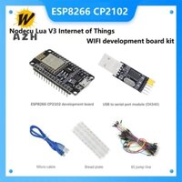 Bảng Mạch Phát Triển esp-12e esp8266 cp2102 + Mô Đun Cổng usb Sang Cổng Seerial + Bảng Mạch + 65 jumper + Cáp usb