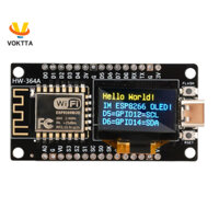 Bảng Mạch Phát Triển voktta nodemcu esp8266 Màn Hình 0.96 inch oled ch340 Chuyên Dụng Cho arduino ide / micropython