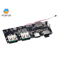Bảng mạch sạc dự phòng Pcbfun QC4.0 QC3.0 LED Dual USB 5V 4.5A 22.5W Micro / Type-c USB 18650