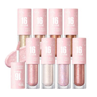 Bảng Mắt 8 Màu Nhũ 16BRAND Candy Rock Sugar Party - Bền Màu Suốt Cả Ngày