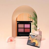 bảng mắt nội địa trung phấn mắt 4 ô bảng trang điểm bảng mắt màu lì chống thấm nước lâu trôi ME101