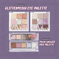 Bảng mắt Unleashia Glitterpedia Eye Palette, Unleashia Mood Shower Face Palette