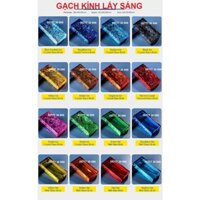 Bảng màu gạch kính lấy sáng màu sắc phong thủy theo mệnh được nhiều gia chủ lựa chọn với vân mây và vân mịn AVSING