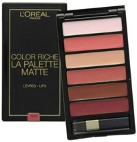Bảng màu môi 6 ô L'Oreal Paris Color Riche La Palette Matte Lip Palette Nude 6g
