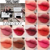 Bảng màu son kem Babysexy 💄 và