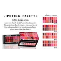 Bảng màu son môi palette odbo