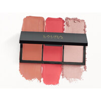 Bảng màu trang điểm mắt - môi - má đa năng LAURA GELLER Multitasking Cream to Powder Trio Meet the Pinks