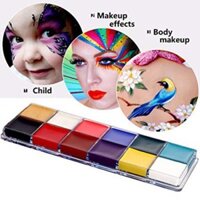 Bảng màu vẽ mặt&body, bodypainting gốc dầu dùng để hóa trang, cosplay