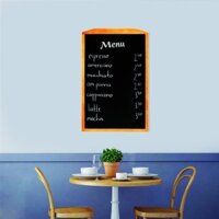 Bảng menu 1 mặt Alora - Bảng Tân Hà - kích thước 61x94cm