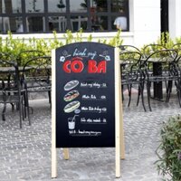 Bảng Menu 2 Mặt Đứng SlideBig / SlideMini - Bảng Tân Hà - Kích Thước 60x120cm, 55x110cm