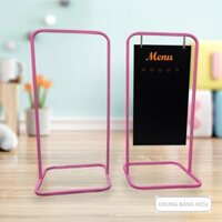 Bảng Menu gỗ trưng bày viết bút dạ quang hoặc phấn, dán decal