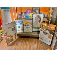 Bảng Menu Led Sáng Chân Đứng A2 A3 A4 Mẫu Biển Mới Nhất Cài Tranh Cắm Đèn Điện Xoay Ngang Dọc Để Bàn Treo Tường Cao Cấp