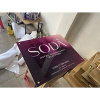 bảng mica in UV phẳng, in trực tiếp lên vật liệu nhiều kích thước theo yêu cầu.