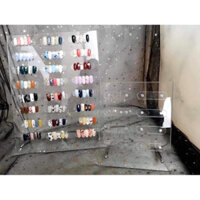 Bảng mica nam châm trưng bày móng, khung mica nam châm nail .Mica