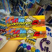 Bảng Mica thái lan gắn cho xe Winner Exciter tặng Ốc Salaya