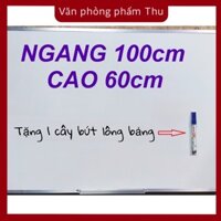 Bảng mica trắng 60 x 100cm ( tặng kèm 1 cây viêt lông bảng )