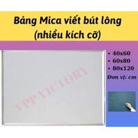 Bảng Mica trắng Mica Ngoại  Bảng trắng Treo Tường  Bảng viết bút lông, Bảng thông báo - 40x60cm