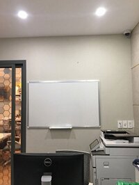 Bảng Mica trắng viết bút lông treo tường giá rẻ Poly Taiwan KT 60x100cm ( Xem thêm kích thước khác)
